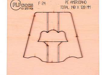 Faca de corte e vinco para sacolas de papel Faca de corte e vinco para sacolas de papel