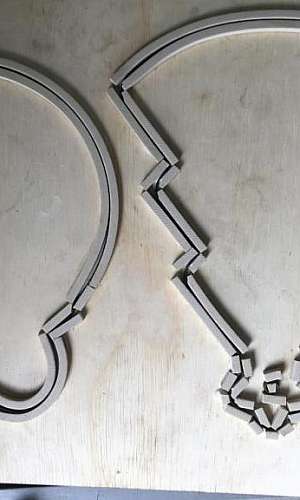 Faca para corte e vinco Faca para corte e vinco